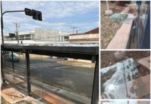 Em Jaú, pontos de ônibus de 29 mil cada já estão sendo destruídos