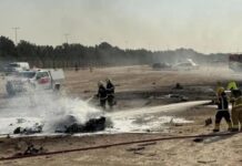 Piloto morre em queda de caça durante demonstração internacional