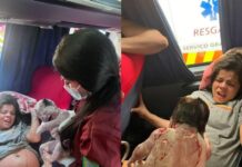 Mãe entra em trabalho de parto durante viagem e bebê nasce em ônibus lotado