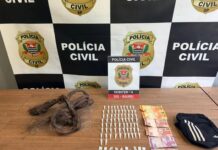 Troca de fios por droga leva à prisão durante ação da Polícia Civil
