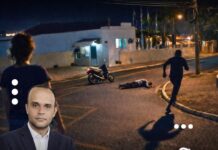 Em Jaú, motociclista parou para ajudar, apanhou, foi atropelado, está em estado grave, é multado e perdeu a moto