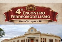 Dois Córregos recebe 4º encontro de ferreomodelismo com entrada gratuita e atrações para toda família