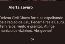 Alerta dispara e liga sinal de perigo: chuva forte preocupa moradores