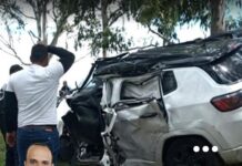 Pai morre e mãe e filho ficam em estado grave após batida violenta