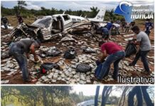Avião cai no Paraguai, piloto morre e milhões em dinheiro são saqueados após o acidente
