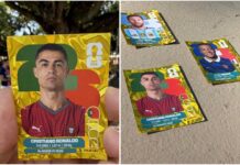 Três figurinhas raras em um único box. Colecionador encontra tesouro antes da estreia do Brasil na Copa