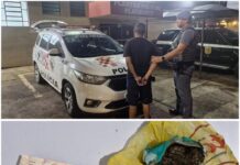 Recém-solto por tráfico volta a ser preso com drogas