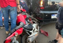 Acidente deixa motociclista ferido em Jaú