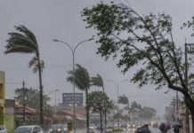 Ventania avança sobre o estado e coloca várias regiões em alerta para os próximos dias
