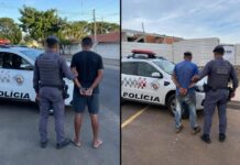 Jaú: PM surpreende e captura dois procurados pela Justiça na mesma ocorrência