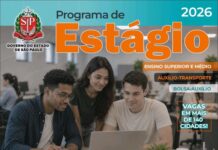 Estágio com bolsa-auxílio e vagas em mais de 140 cidades de SP