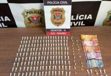 Investigação termina em prisão e apreensão de drogas em sucatão