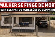 Mulher se finge de morta para escapar de agressões do companheiro