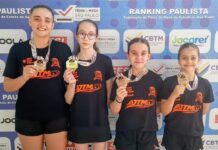 Jovens talentos de Jaú brilham no Paulista de Tênis de Mesa e conquistam medalhas