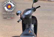 Moto furtada no Paraná é localizada pela Polícia Militar