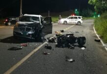 Motociclista morre após perder o controle e bater de frente com SUV