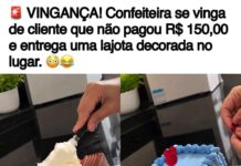 Cliente pede bolo fiado e recebe ‘surpresa’ no lugar