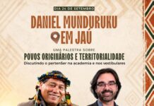 DANIEL MUNDURUKU EM JAÚ!