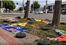 Wind banners de candidatos viram alvo de furtos e acabam em ferros-velhos clandestinos