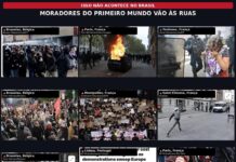 Bem diferente do Brasil, moradores de países de primeiro mundo vão às ruas a favor da educação e contra o aumento do custo de vida